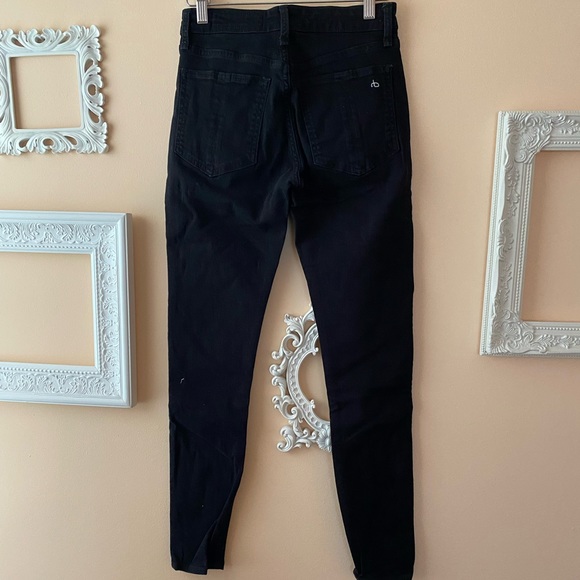 Rag and Bone Black Skinny Jeans Size 25 - Picture 9 of 12